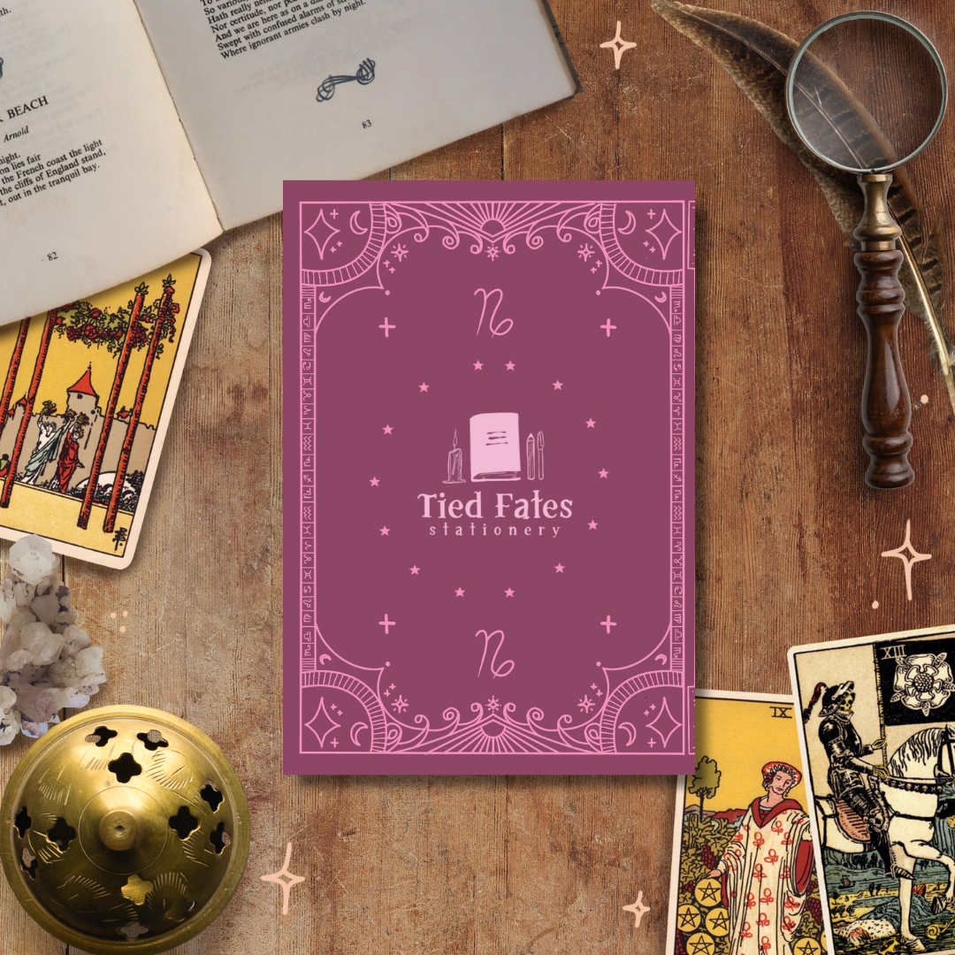 Capricorn Zodiac Guide, A5 Handmade Notebook