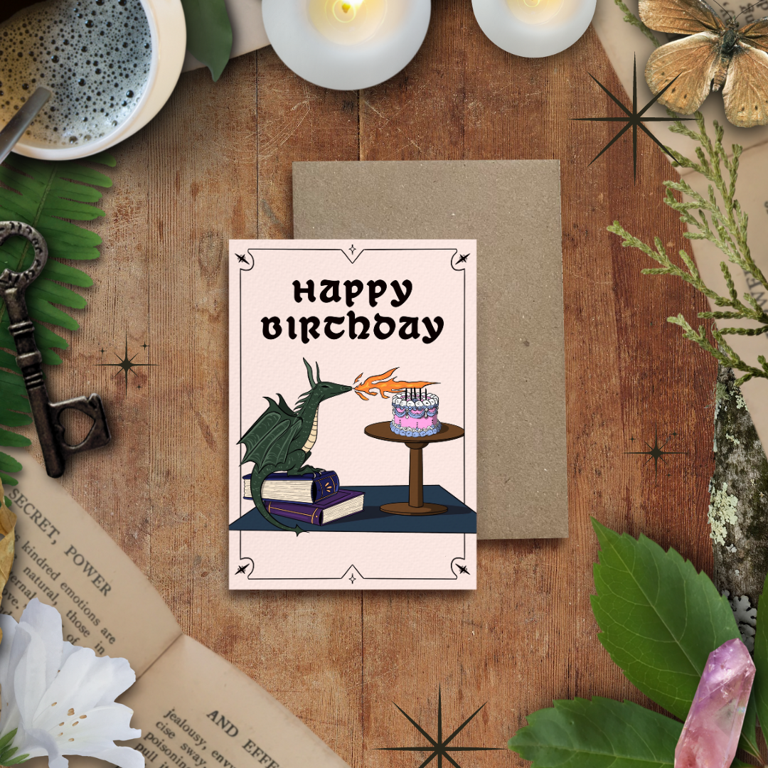 Birthday Dragon Card
