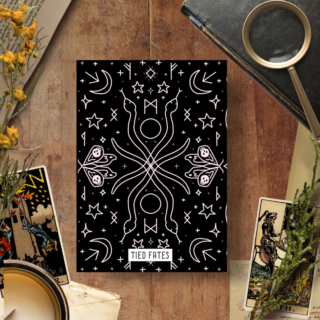 Snakes and Stars, A5 Handmade Notebook