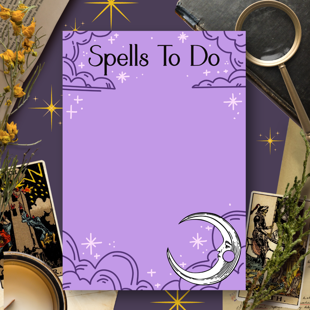 Spells To Do Notepad