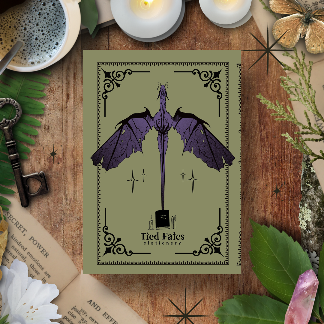 Dragon Riding Instruction Manual, A5 Handmade Notebook