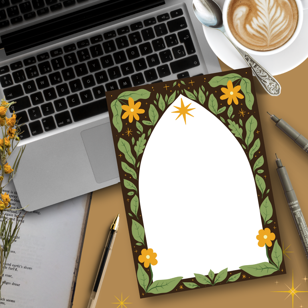 Cottage Garden, A5 Notepad