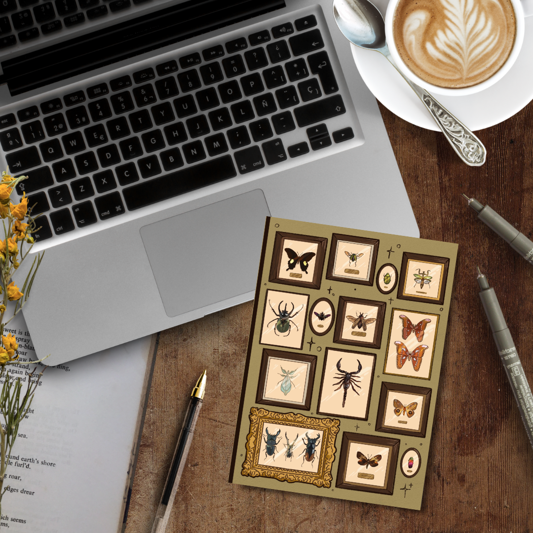 Bug Wall, A5Handmade Notebook