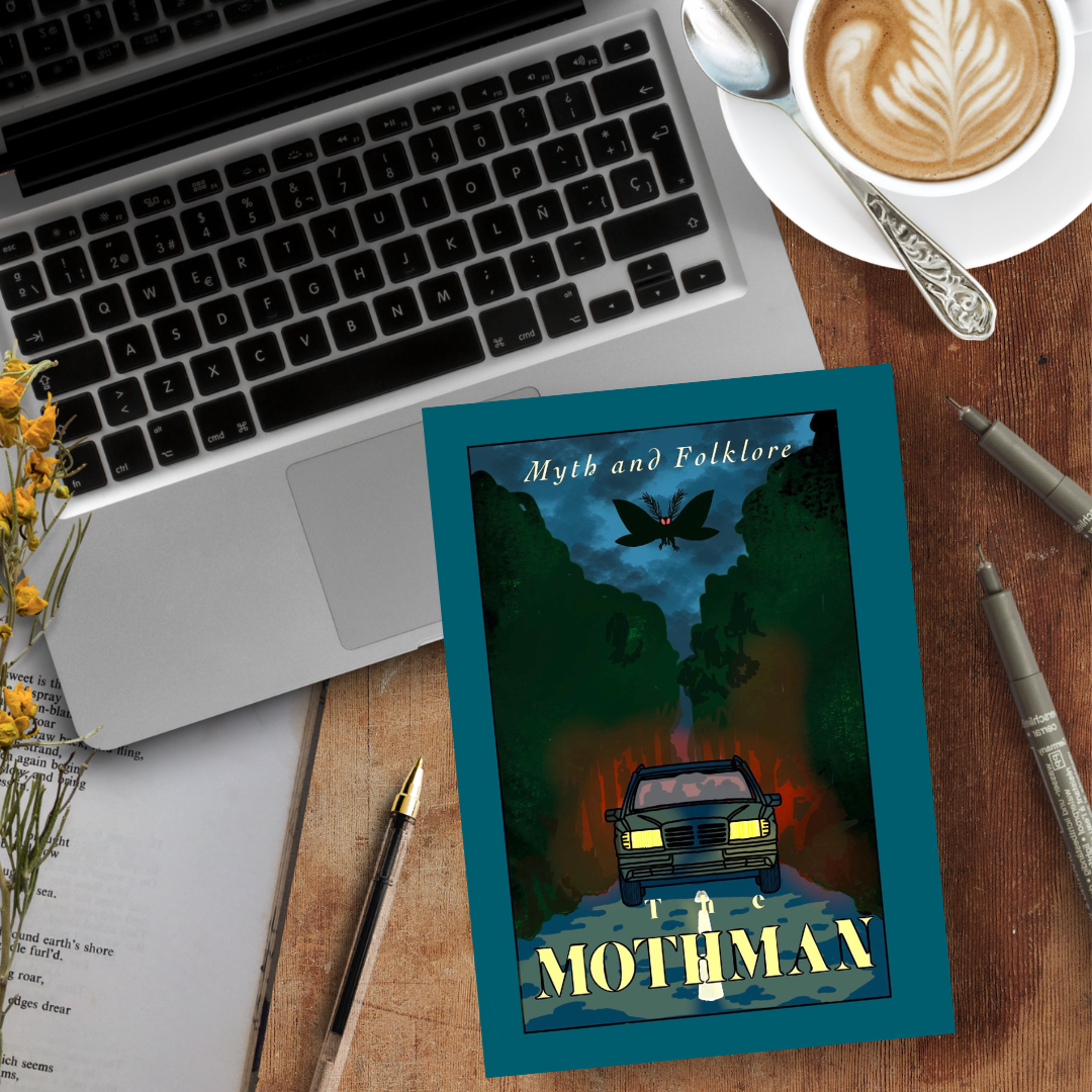 The Mothman, A5 Handmade Notebook