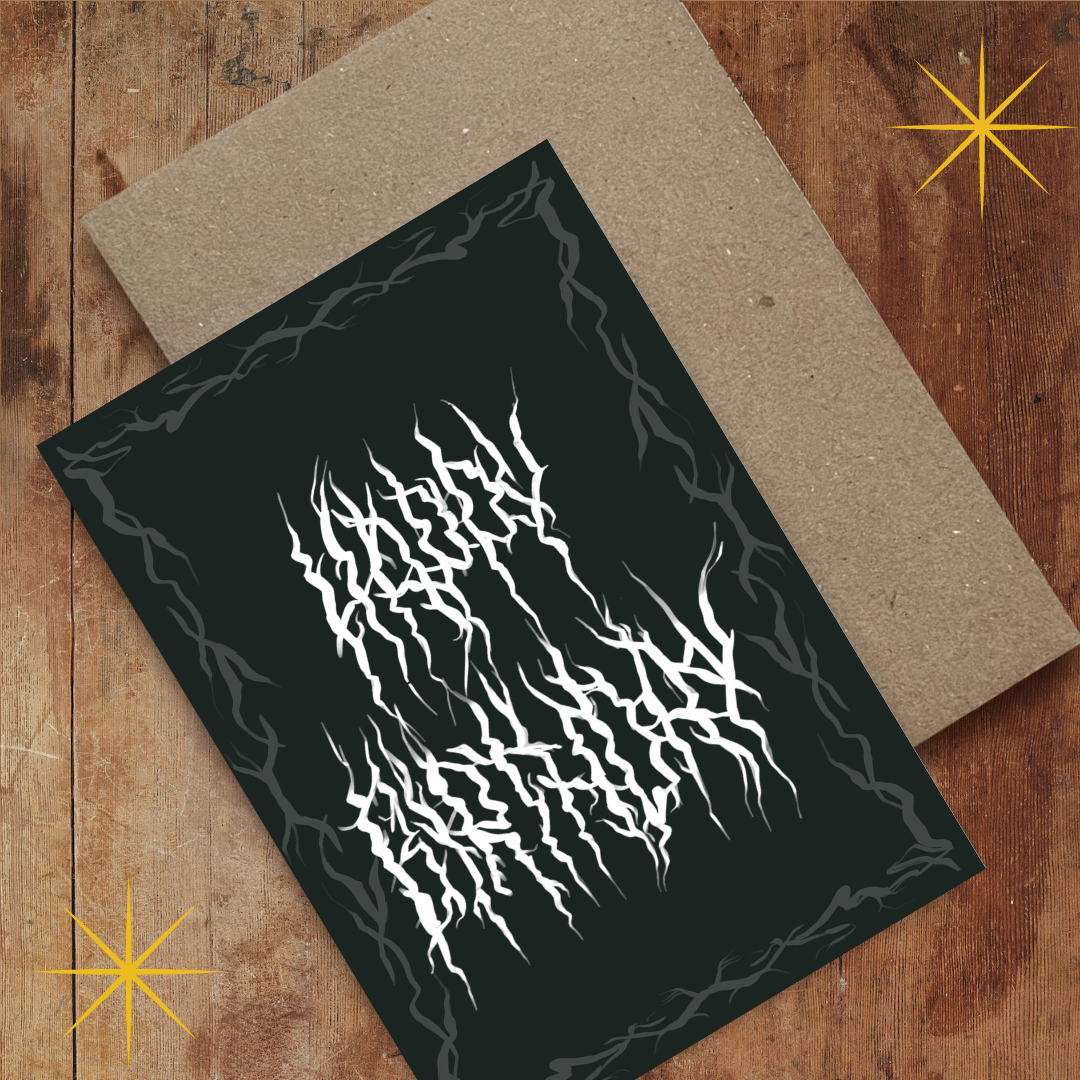 Metal Birthday Card Set