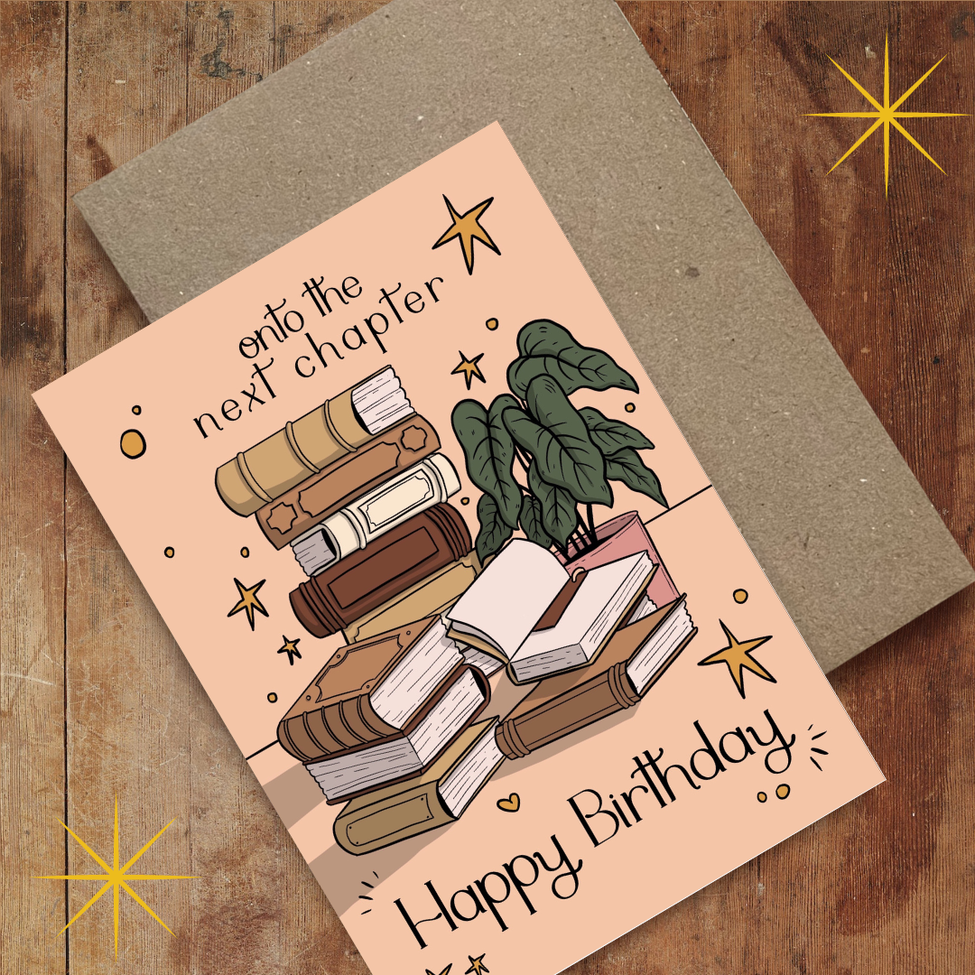 Bookish Birthday Card Set