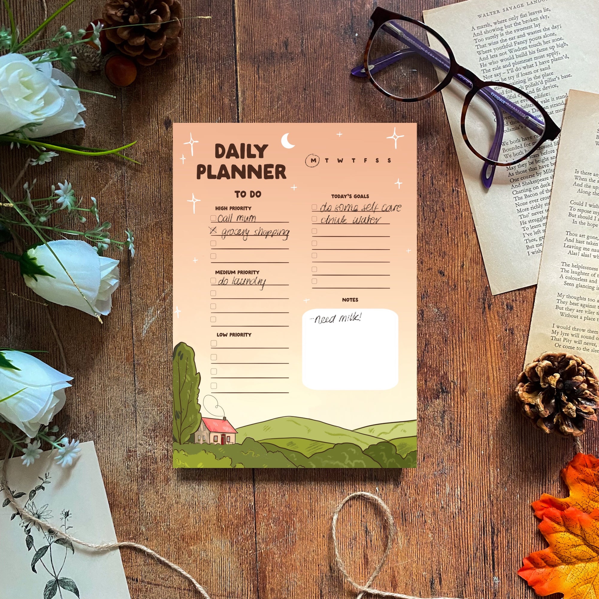 Sunrise House Daily Planner