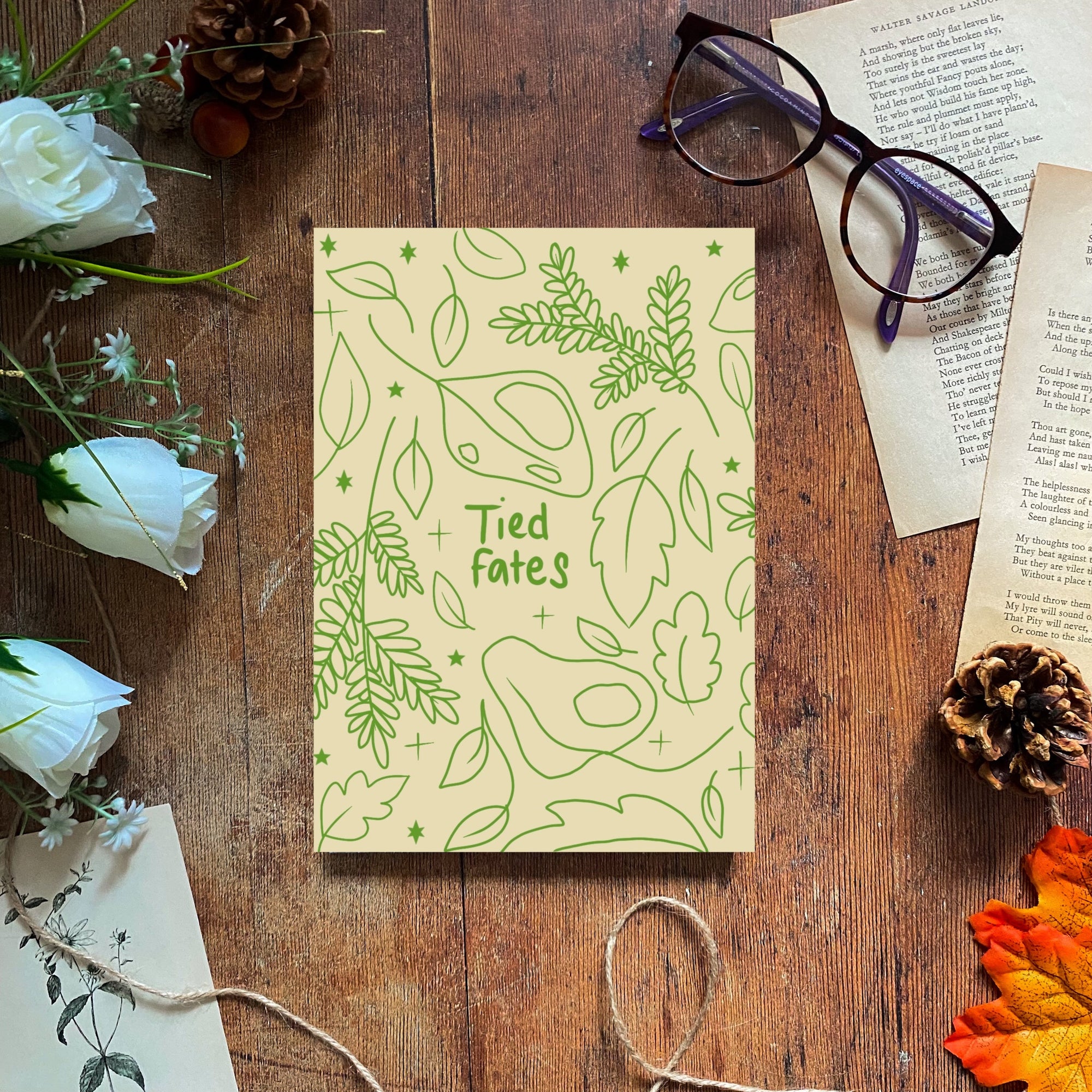 Plant Life, Handmade Notebook