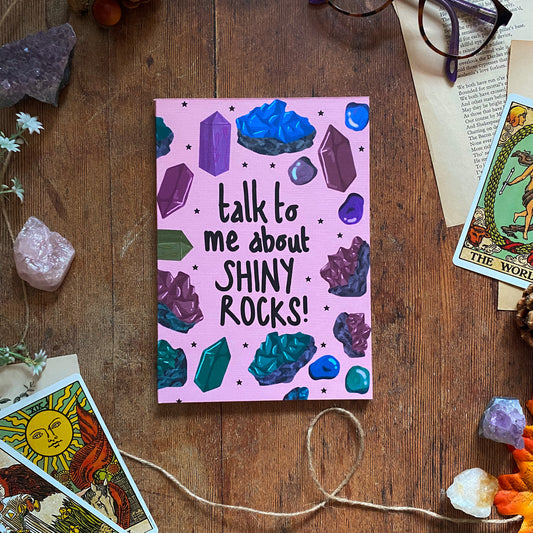 Shiny Rocks,  A5 Softcover Notebook