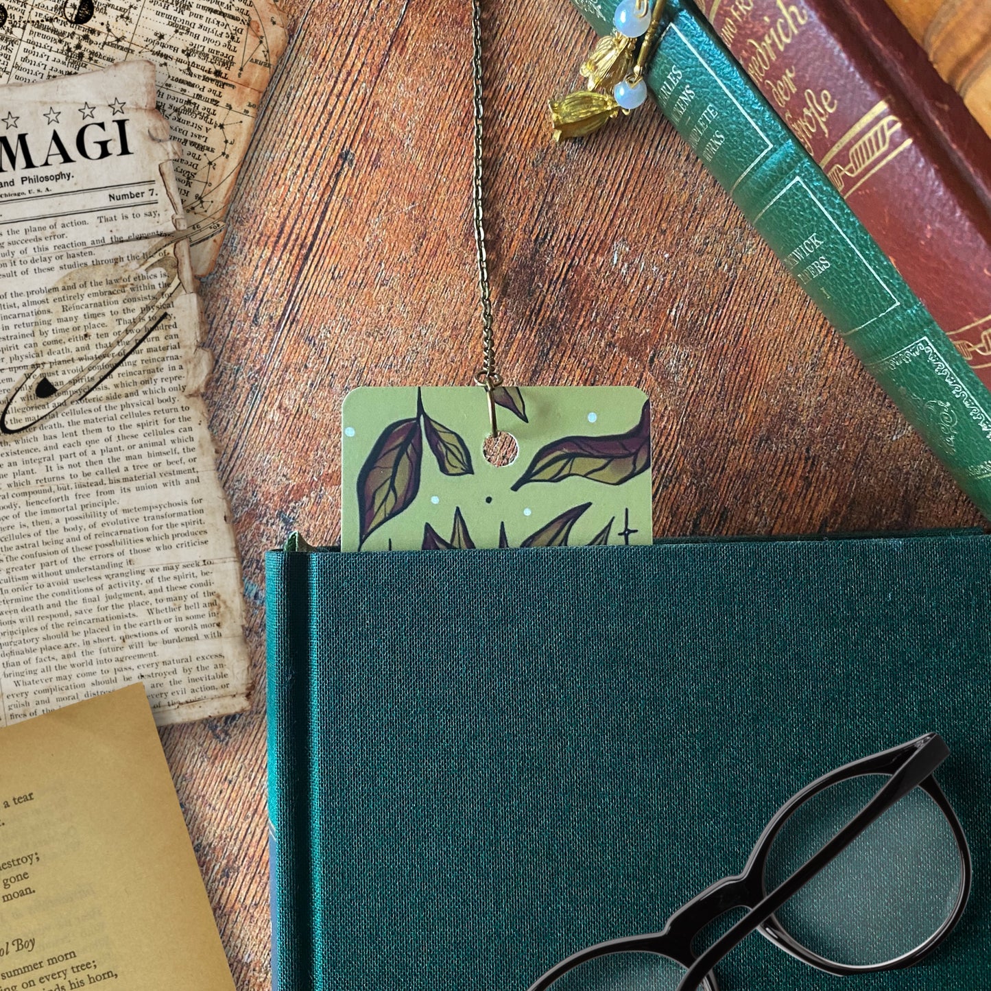 Mandrake Herbology Chain Bookmark