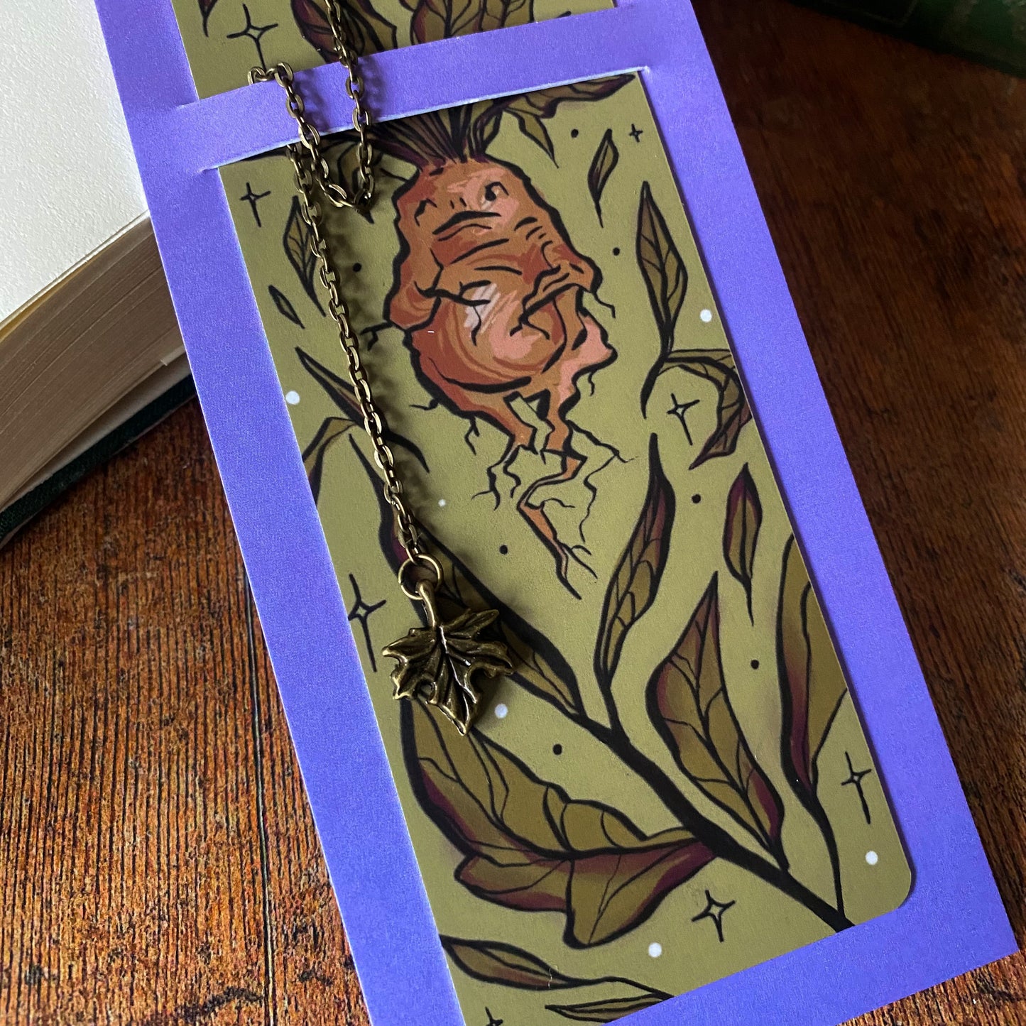 Mandrake Herbology Chain Bookmark