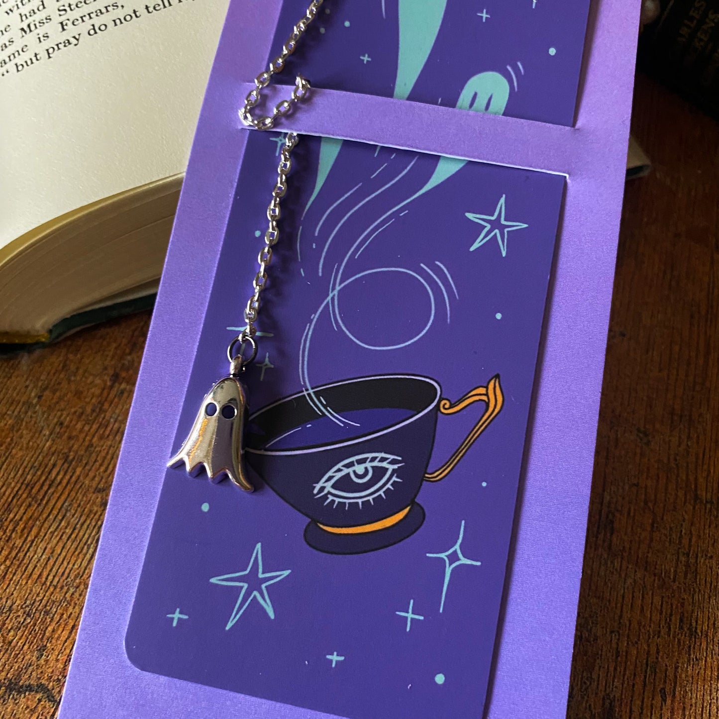 Tea Cup, Chain Bookmark