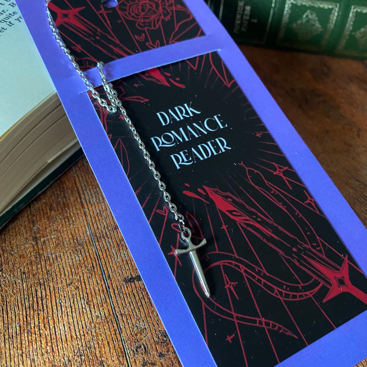 Dark Romance Reader, Chain Bookmark