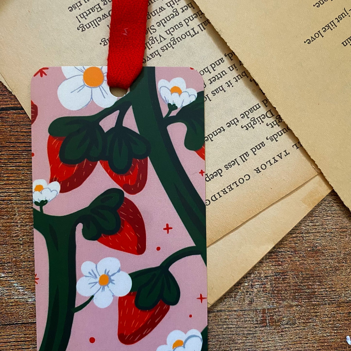 Strawberry Bookmark