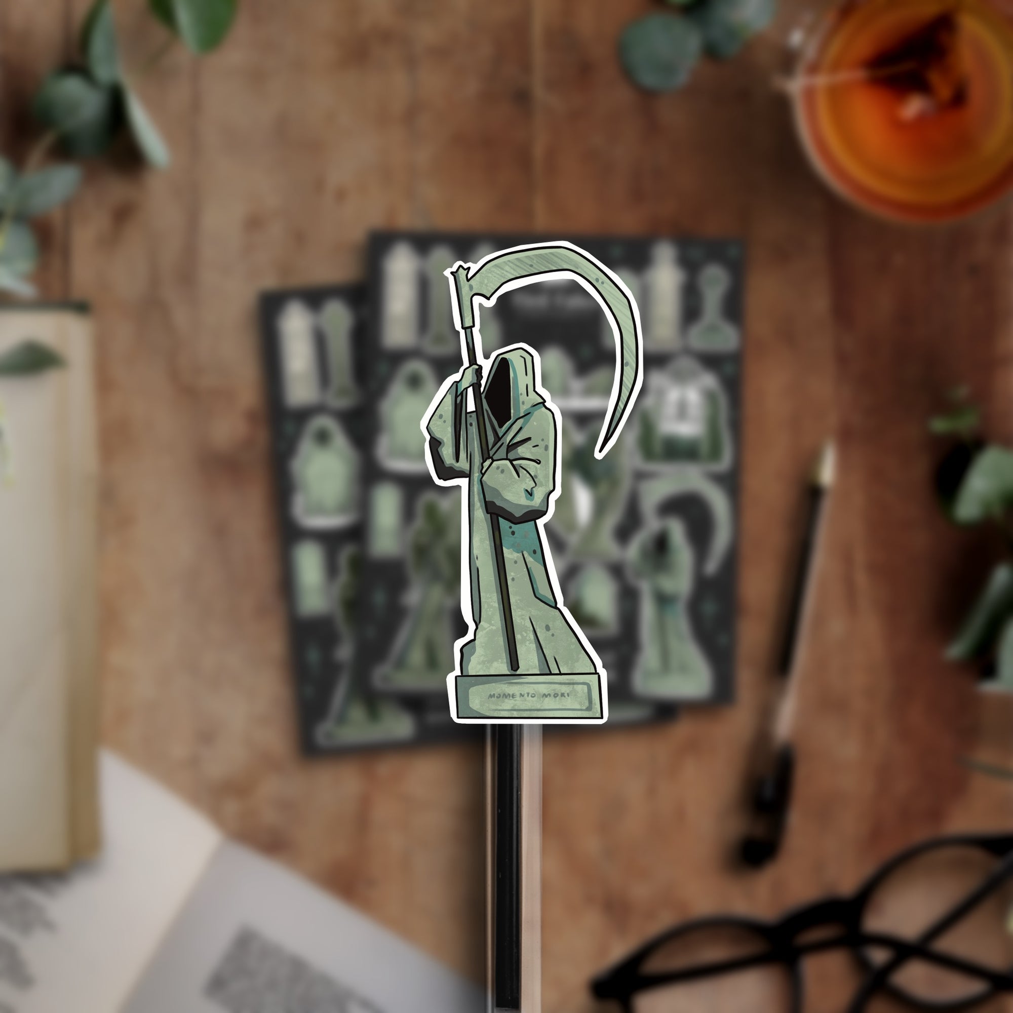 Gothic Graveyard Sticker Sheet