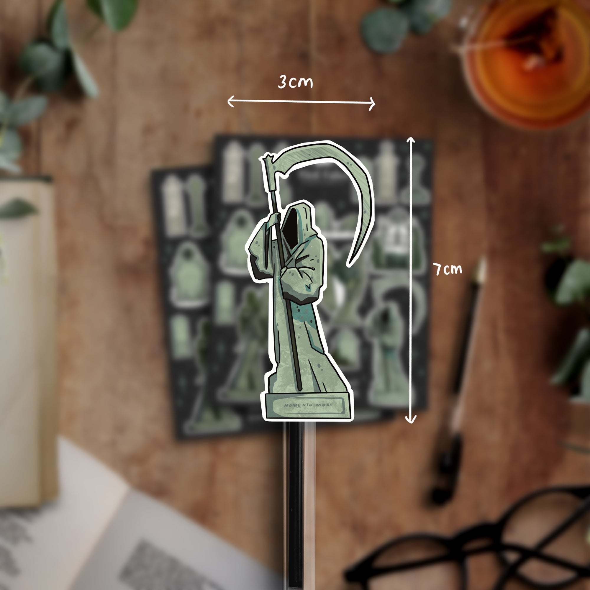 Gothic Graveyard Sticker Sheet