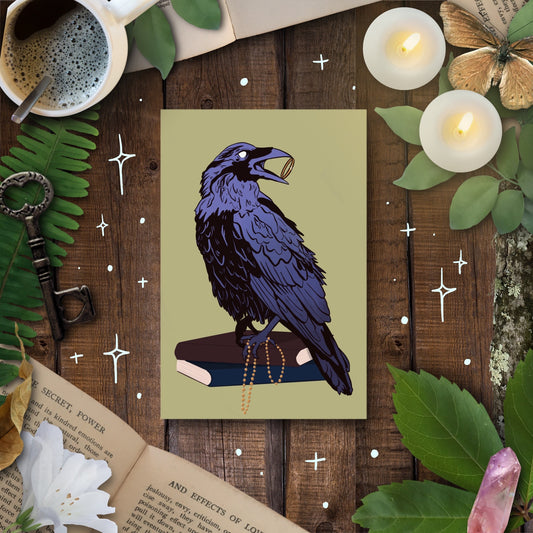 Crow Hoard, A5 Softcover Notebook