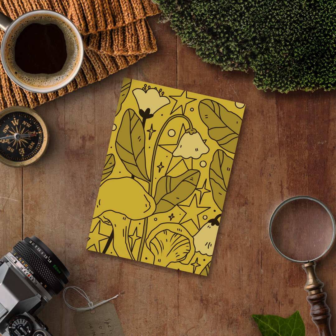 Green Witch Illustrated Deco Papers