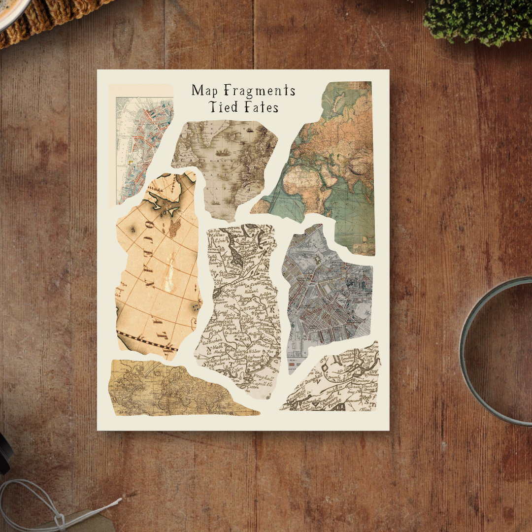 Map Fragments Sticker Sheet