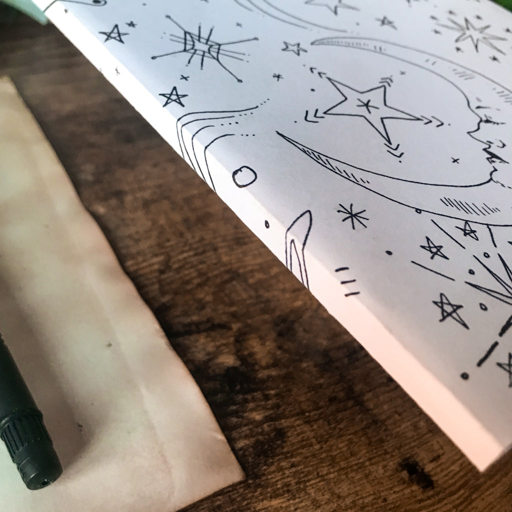 Celestial A5 Handmade Notebook