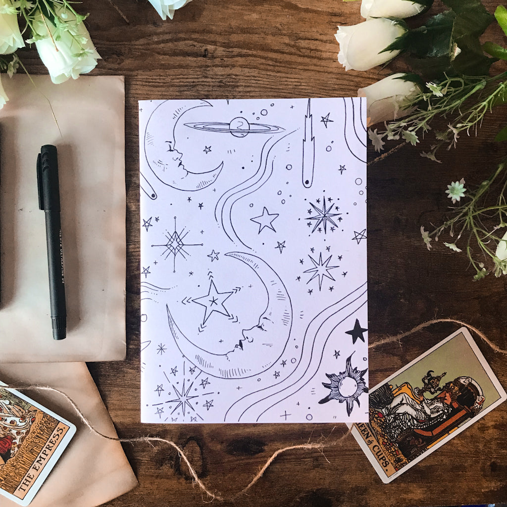 Celestial A5 Handmade Notebook