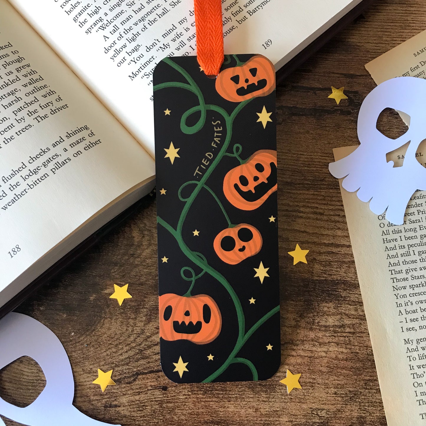 Cute Pumpkin Bookmark