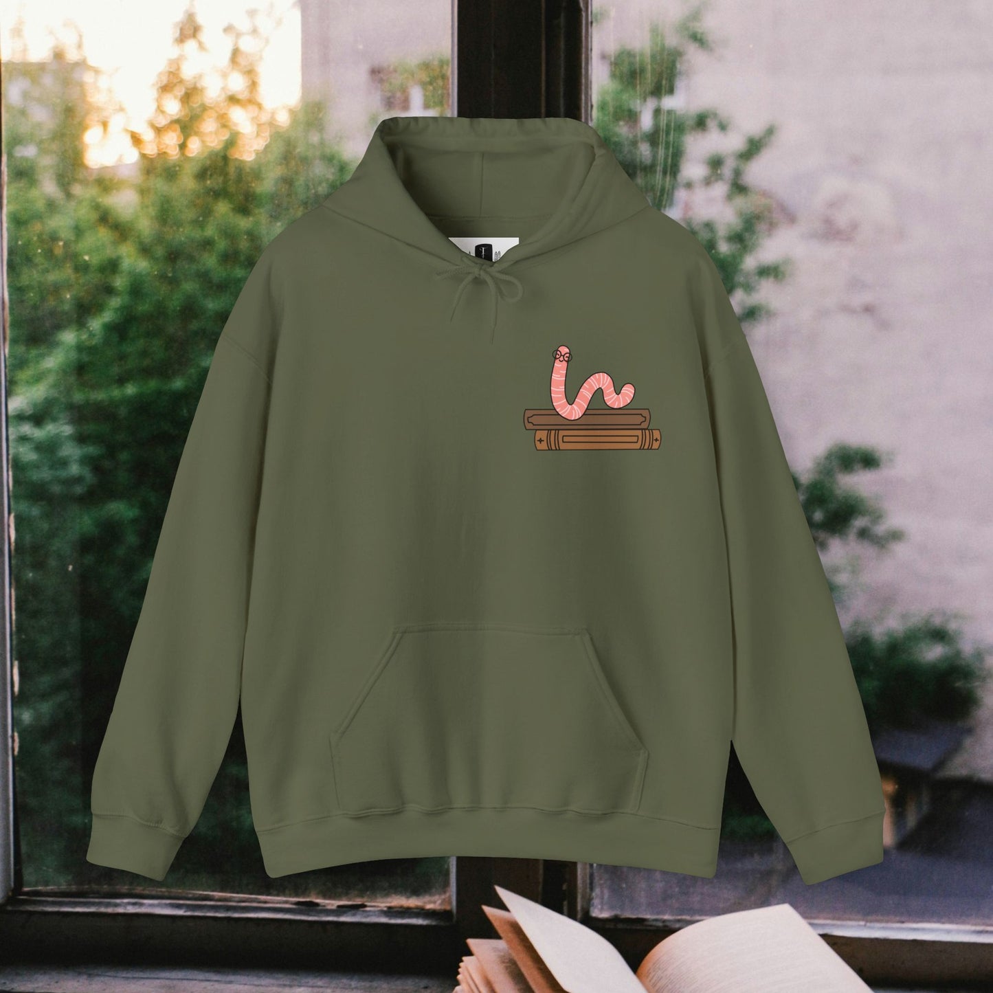 Funny Bookworm Hoodie - "Sorry, I'm Booked" Unisex Heavy Blend Sweatshirt