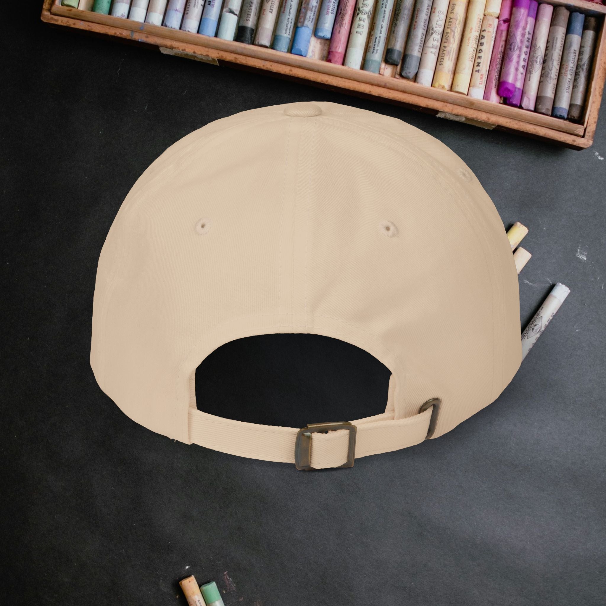 Creative Classic Dad Cap with Crayon Design