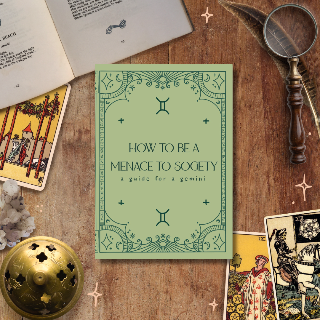 Gemini Zodiac Guide, A5 Handmade Notebook