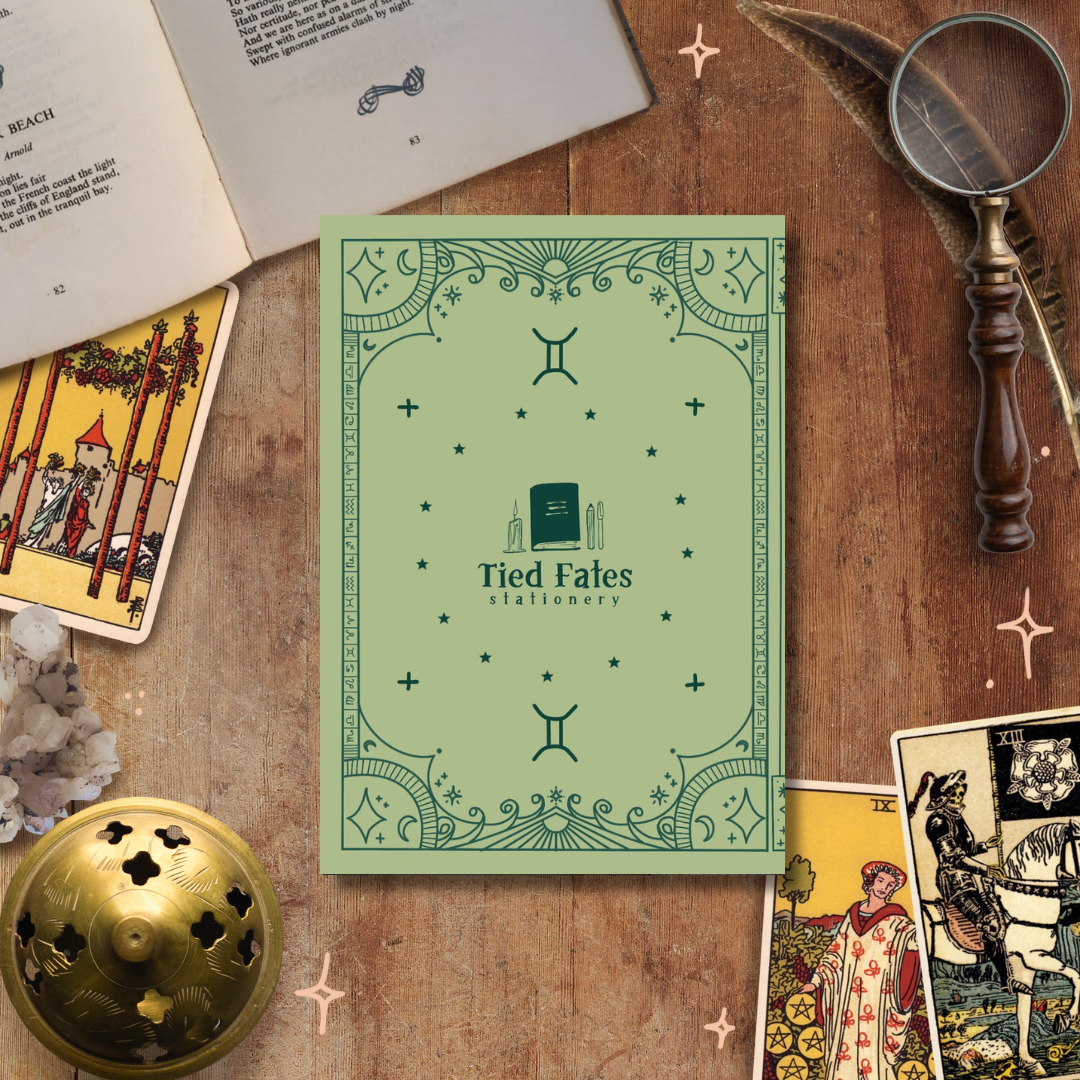 Gemini Zodiac Guide, A5 Handmade Notebook