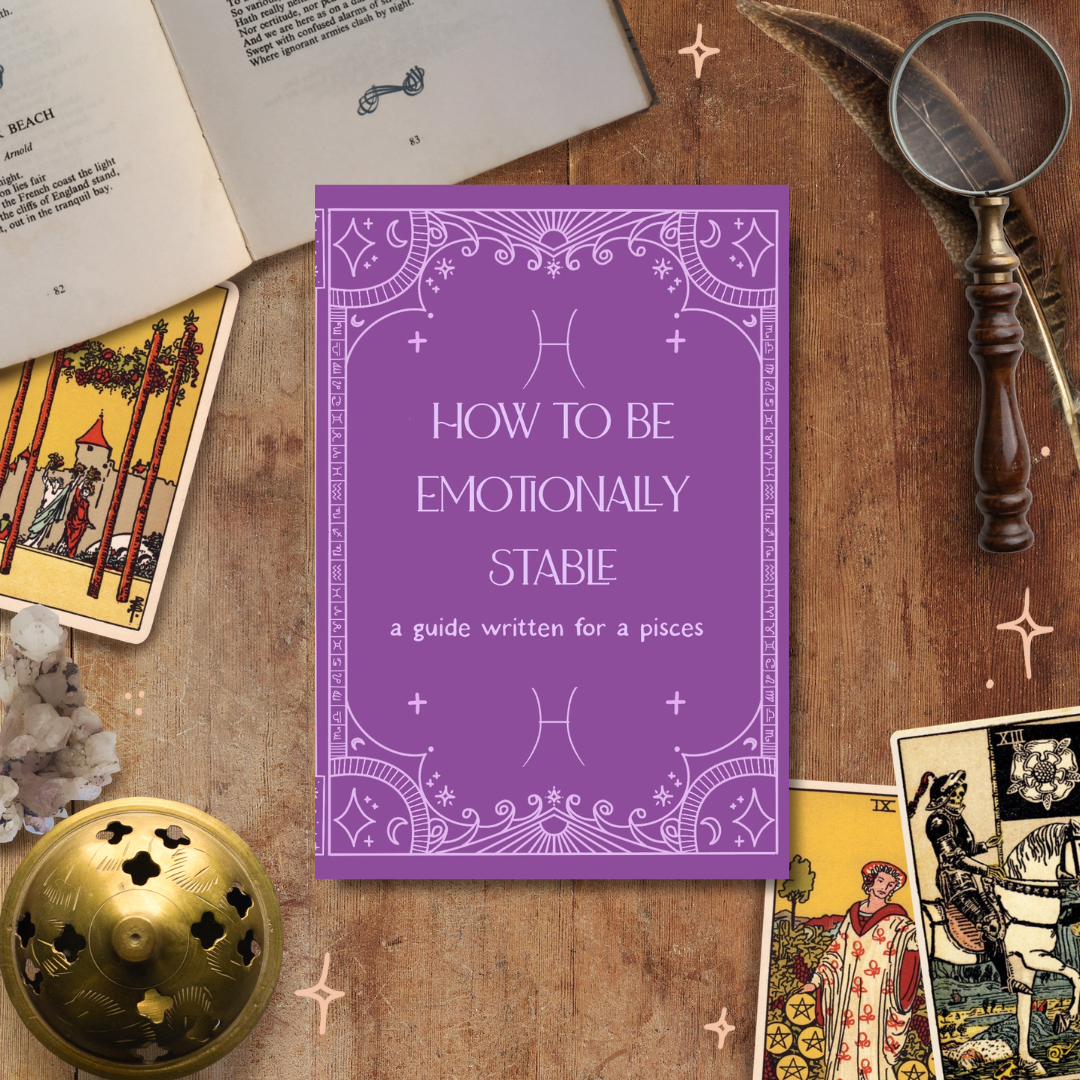 Pisces Zodiac Guide, A5 Handmade Notebook