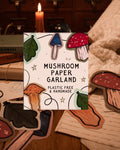 Mushroom Paper Garland