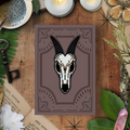 Ram Skull, A5 Handmade Notebook