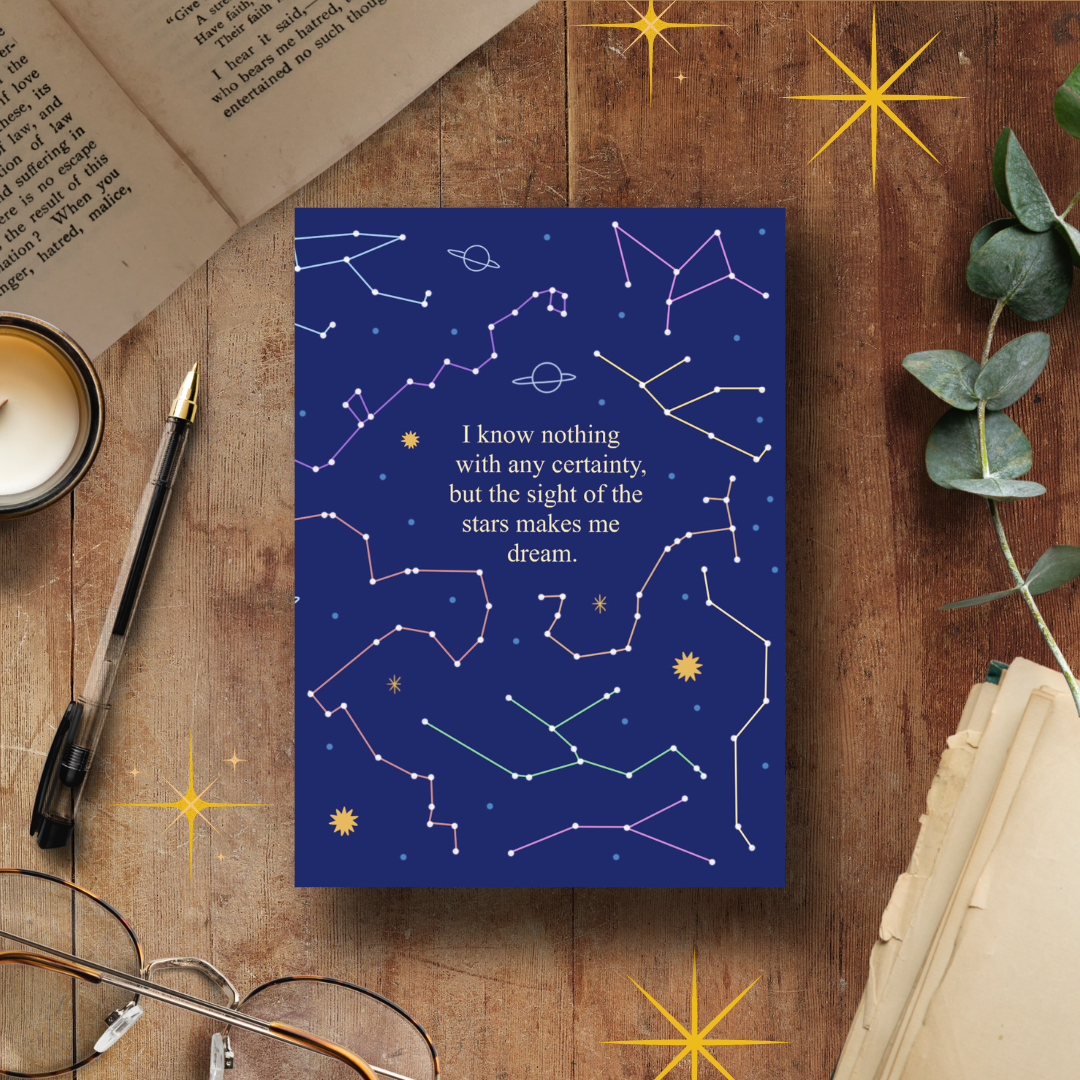Sight of the Stars, A5 Handmade Notebook