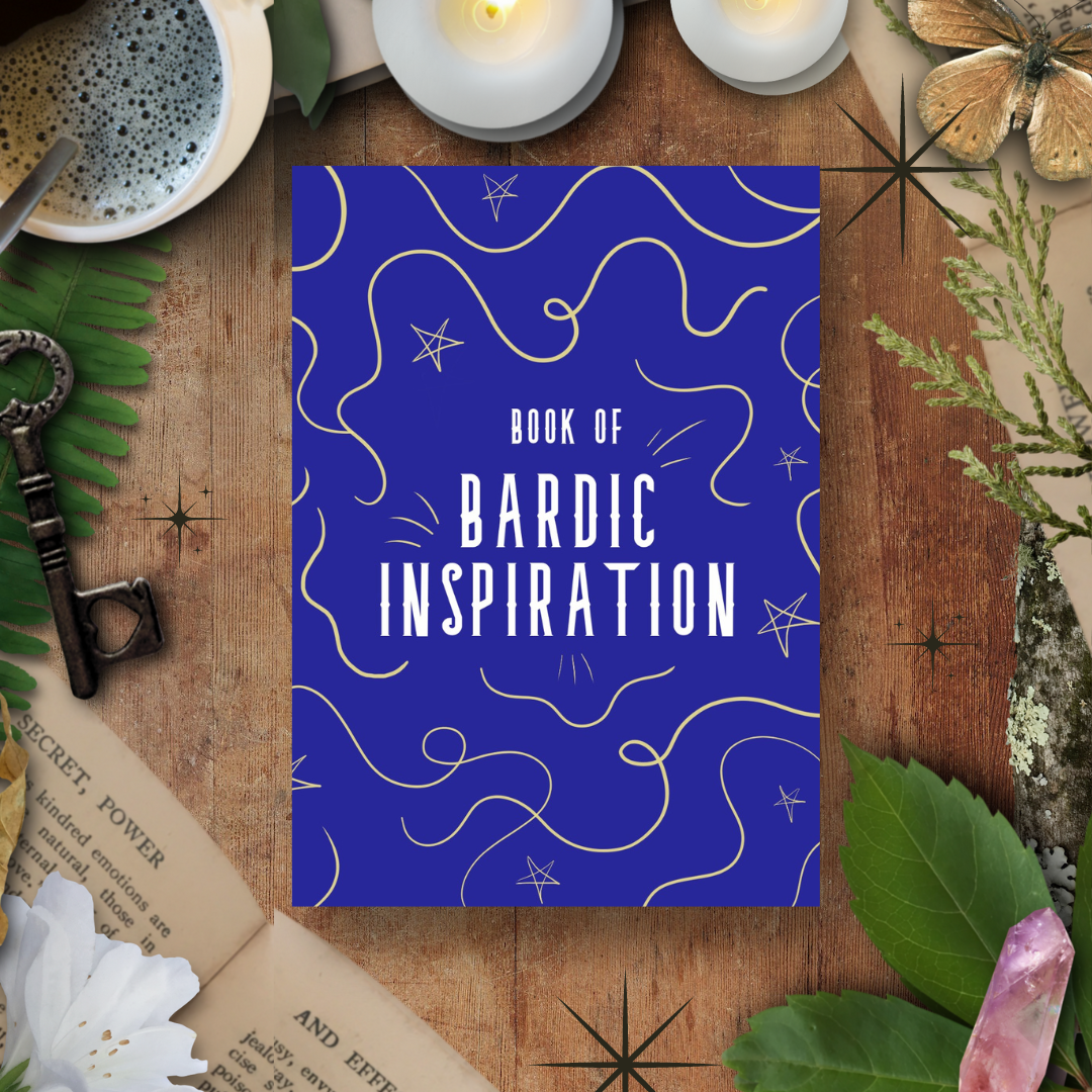 Book of Bardic Inspiration, Dungeons and Dragons Inspired Notebook