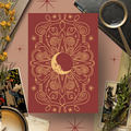 Autumn Moon, Limited Ed. Handmade A5 Softcover Notebook