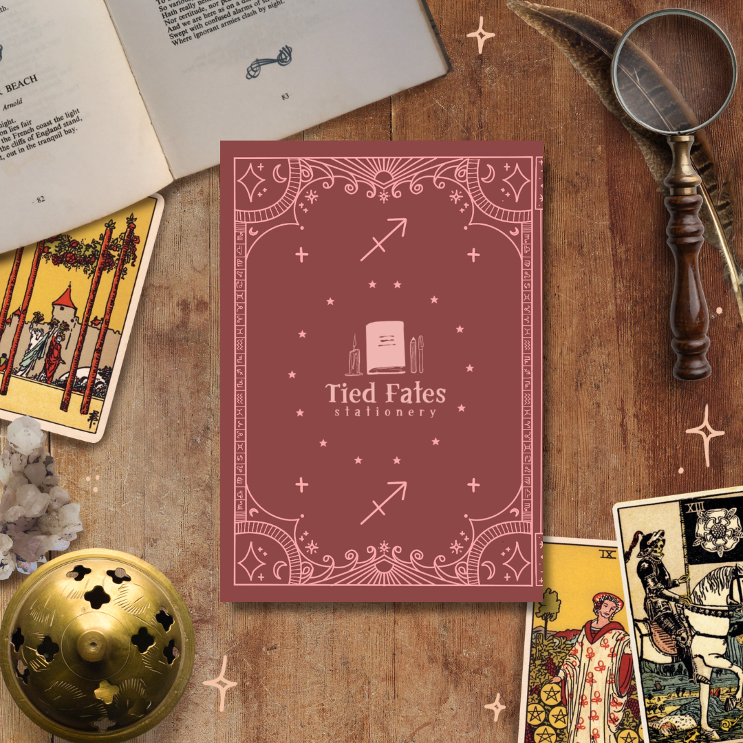 Sagittarius Zodiac Guide, A5 Handmade Notebook