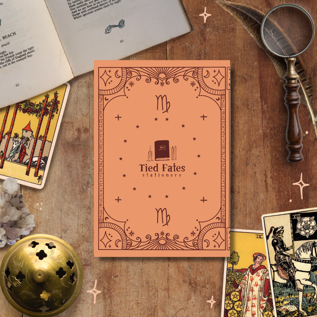 Virgo Zodiac Guide, A5 Handmade Notebook