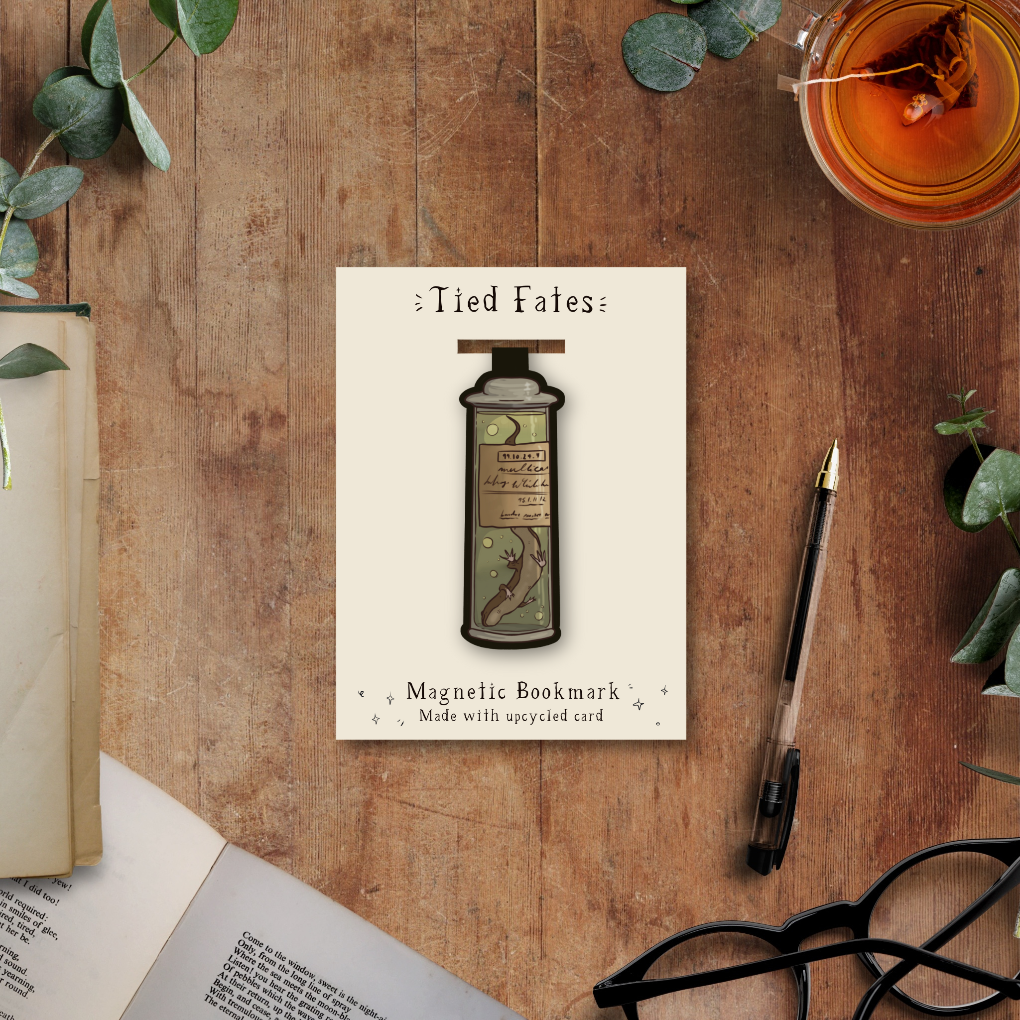 Oddity Jar 01 Magnetic Bookmark - Preserved Curiosity Edition