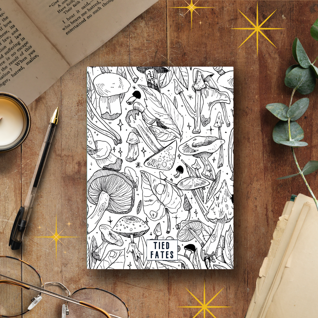 Shrooms, Limited Edition Handmade Notebook