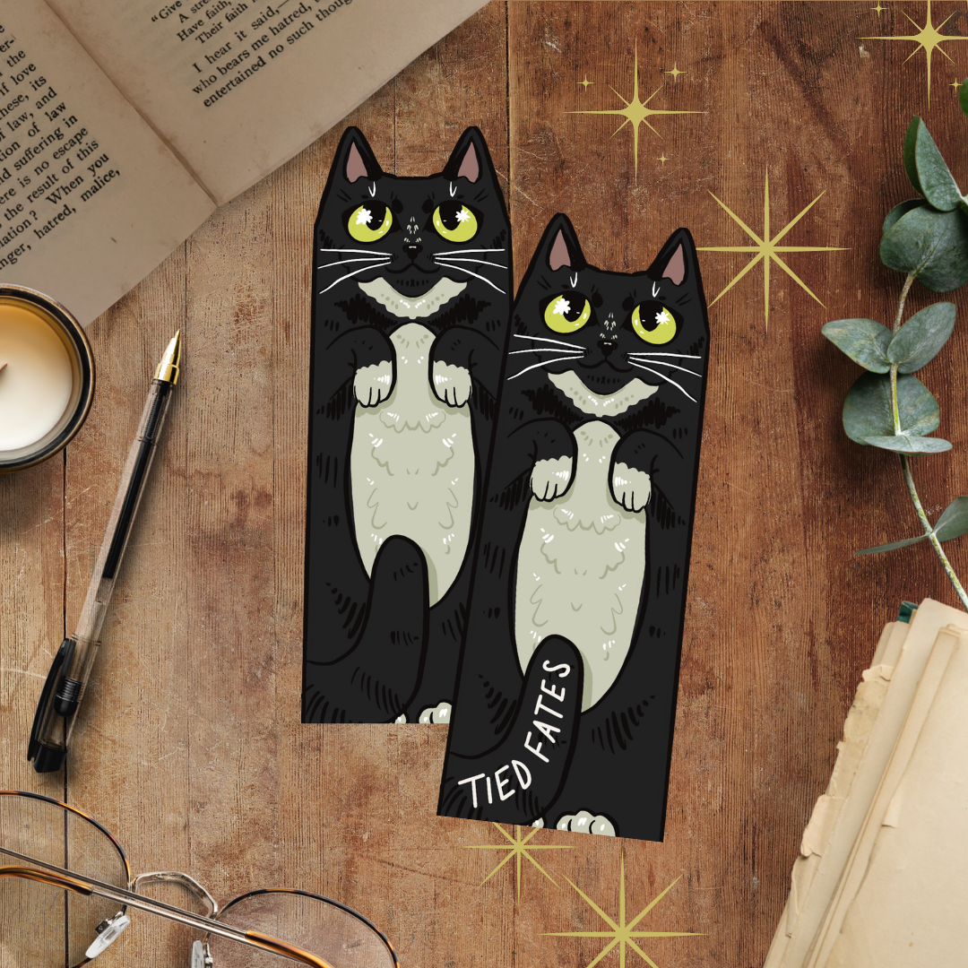 Black Cat Familiar Bookmark