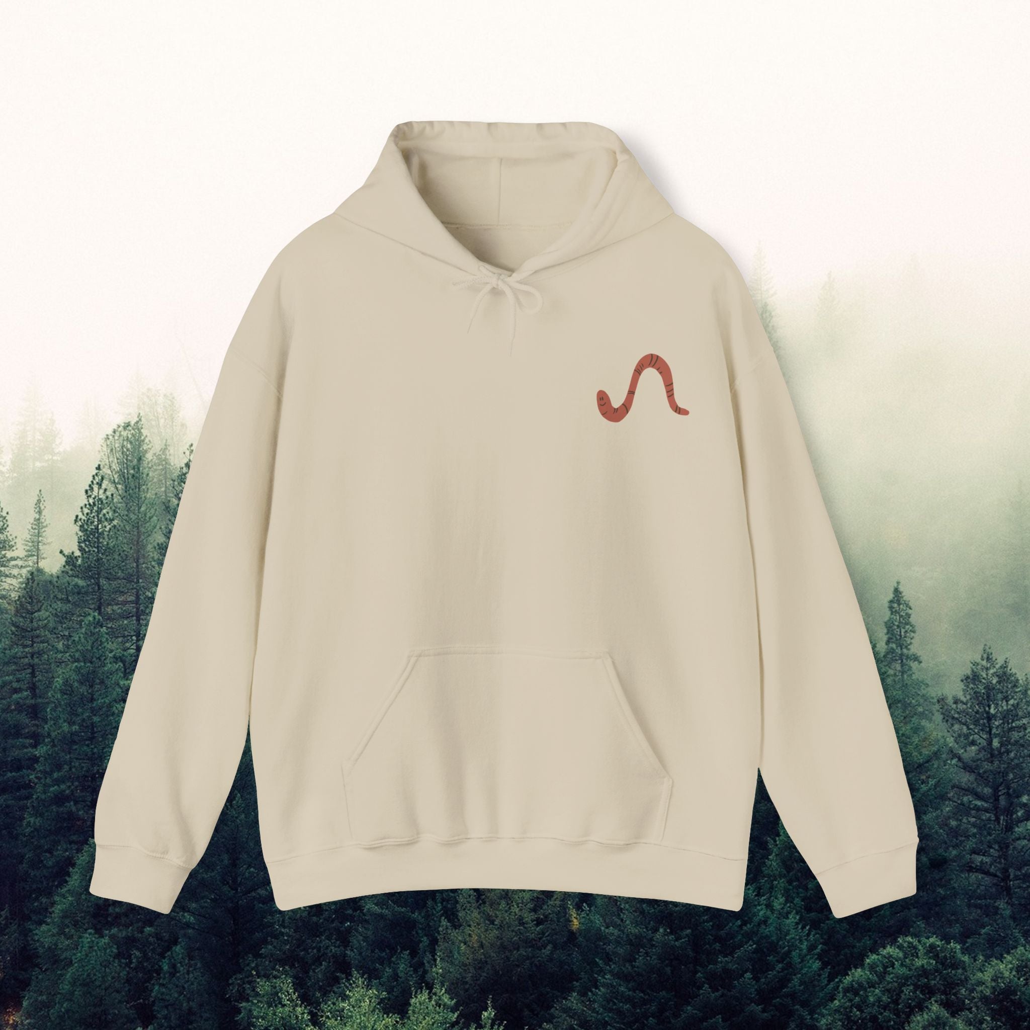 Worm Lover's Unisex Hoodie - If Loving Worms is Stupid I Don't Wanna Be Smart