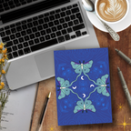 Lunar Moth, A5 Handmade Notebook