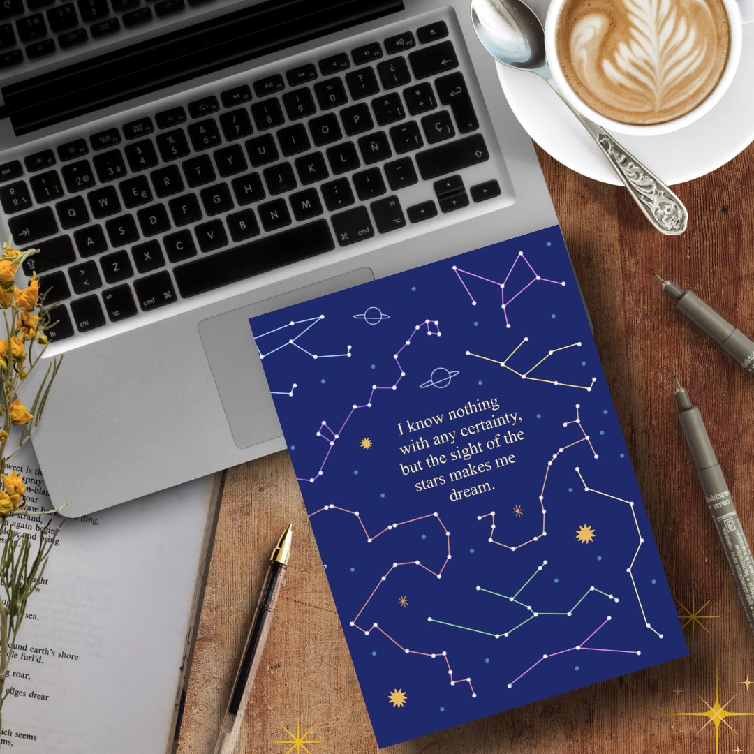 Sight of the Stars, A5 Handmade Notebook