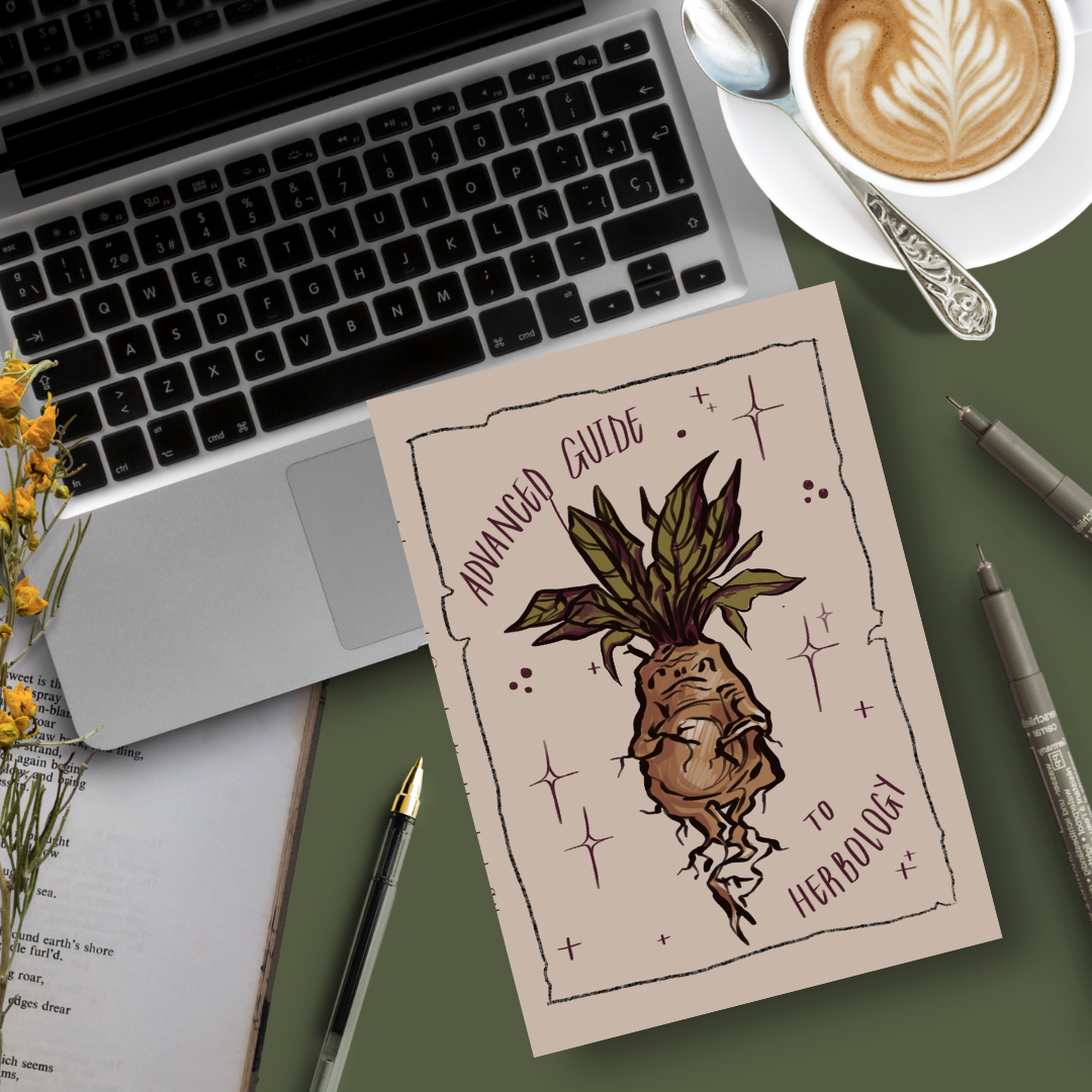 Advanced Guide to Herbology, A5 Softcover Notebook