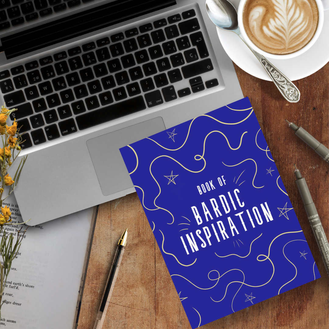 Book of Bardic Inspiration, Dungeons and Dragons Inspired Notebook