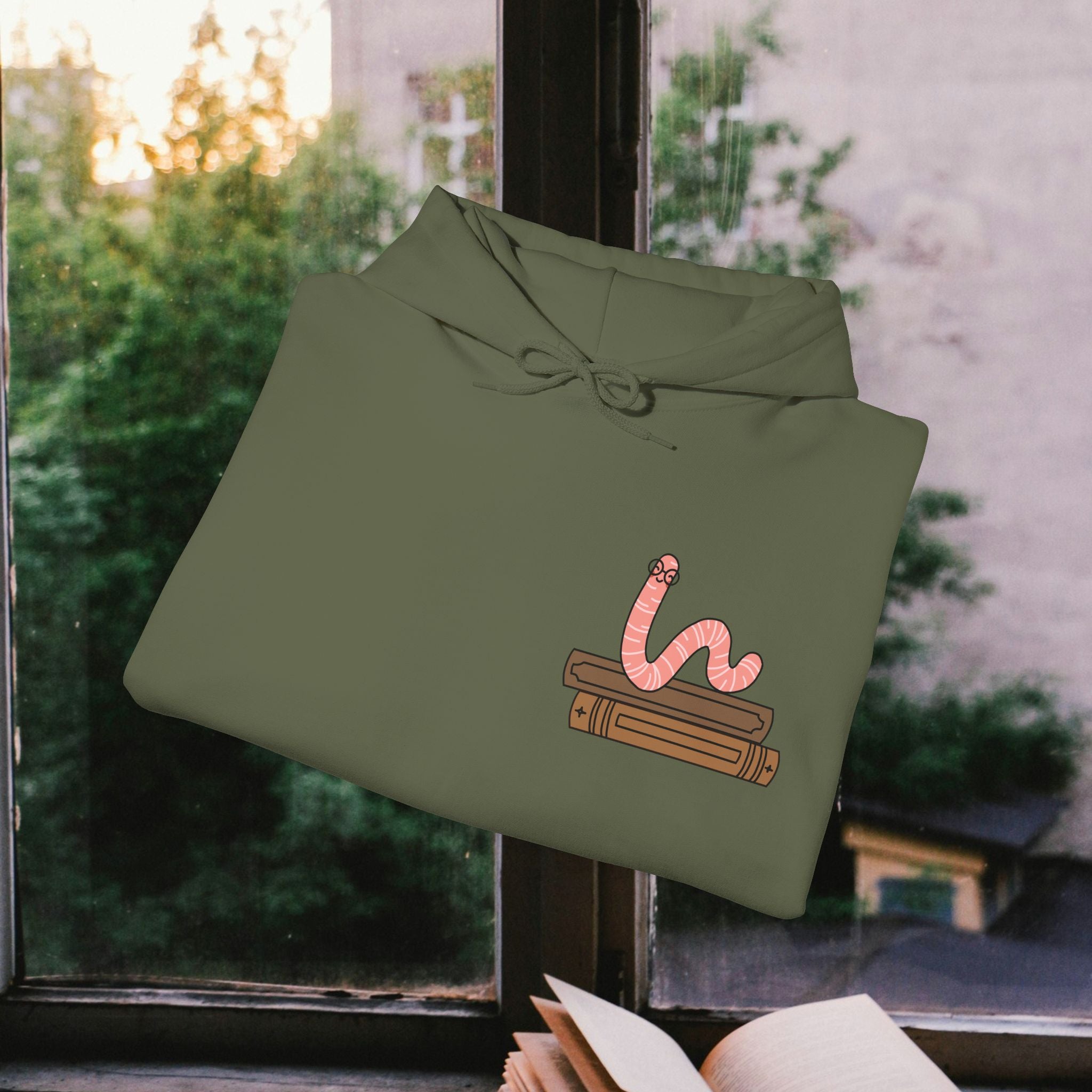 Funny Bookworm Hoodie - "Sorry, I'm Booked" Unisex Heavy Blend Sweatshirt