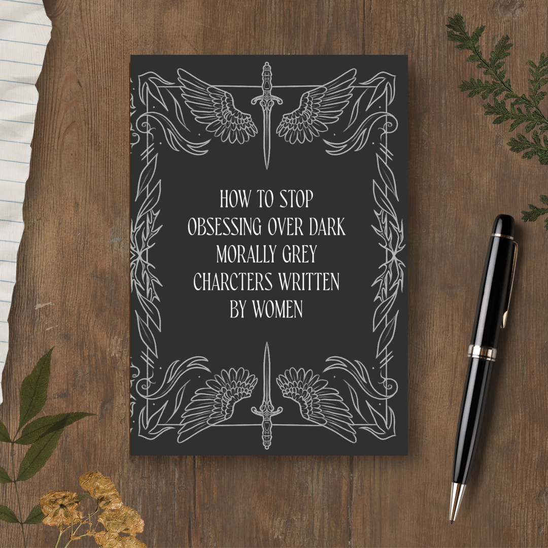 Dark, Morally Grey Characters, A5 Softcover Notebook