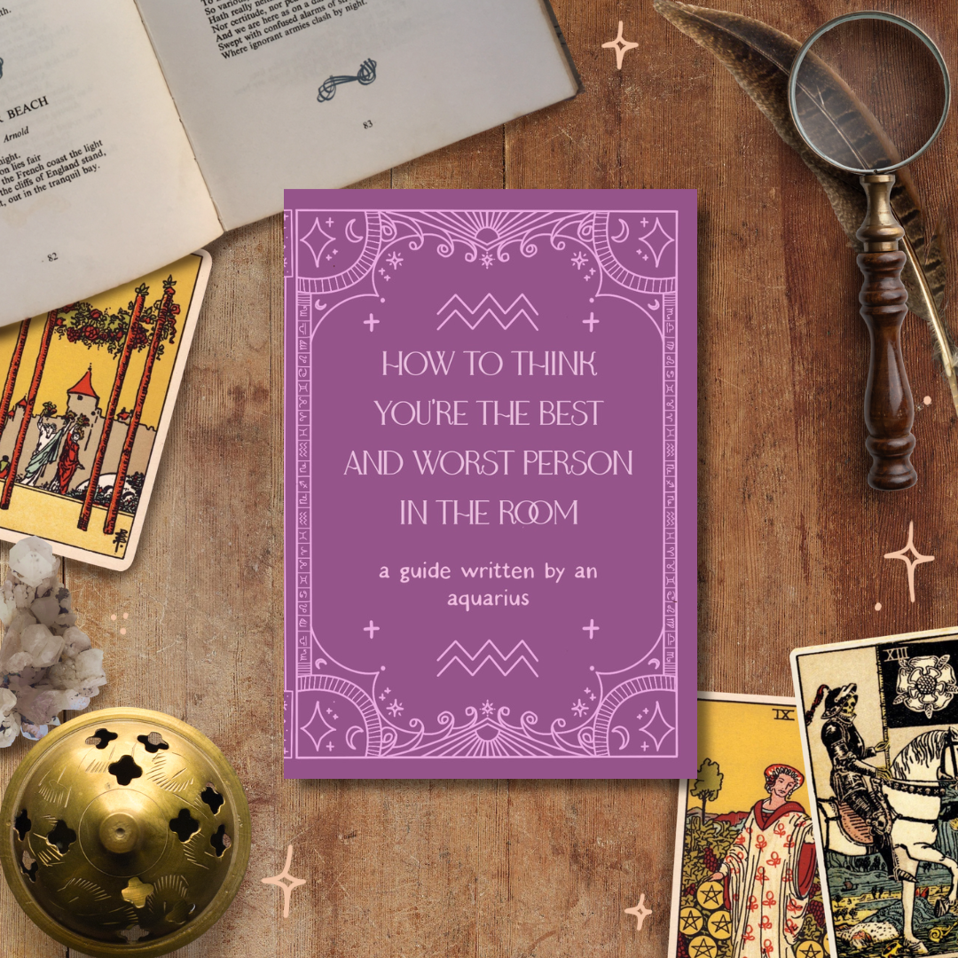 Aquarius Zodiac Guide, A5 Handmade Notebook