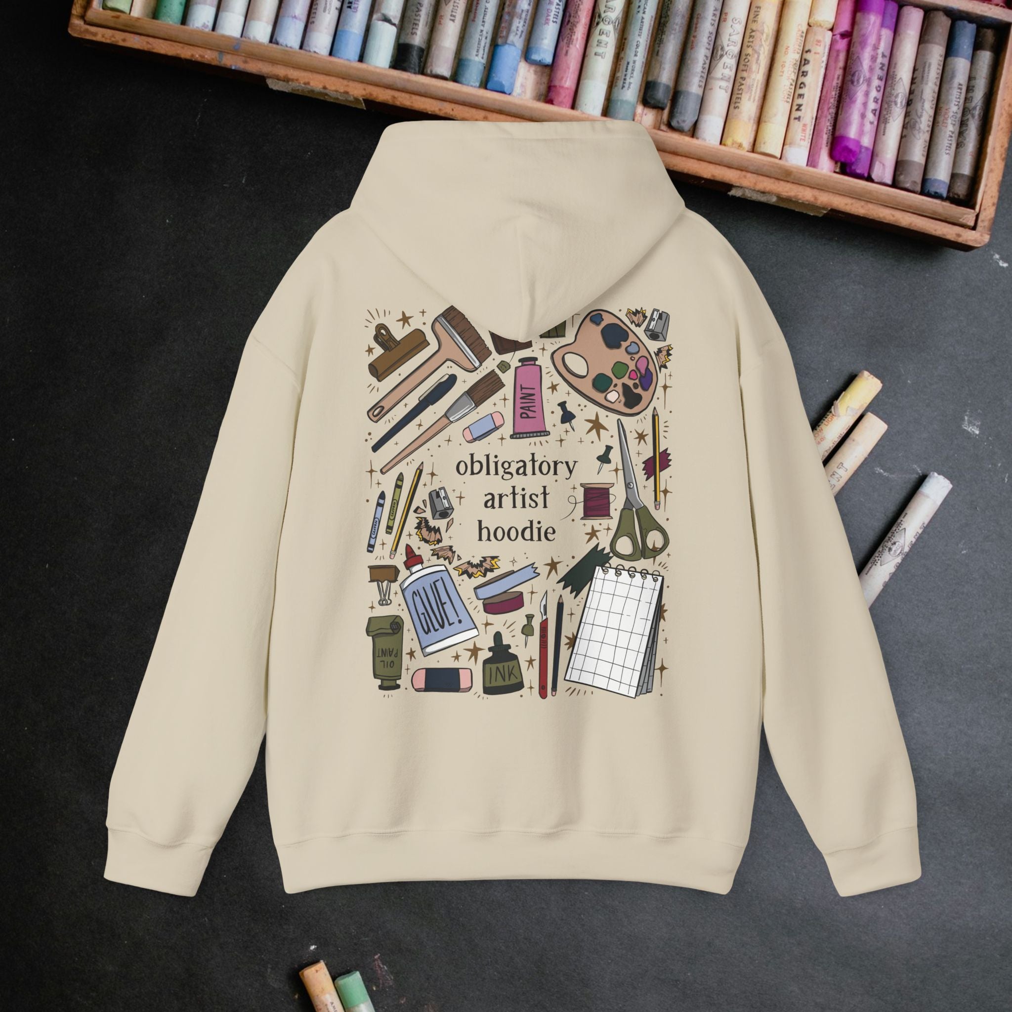 Obligatory Artist Unisex Hoodie - Creativity Inspired Sweatshirt for Artists